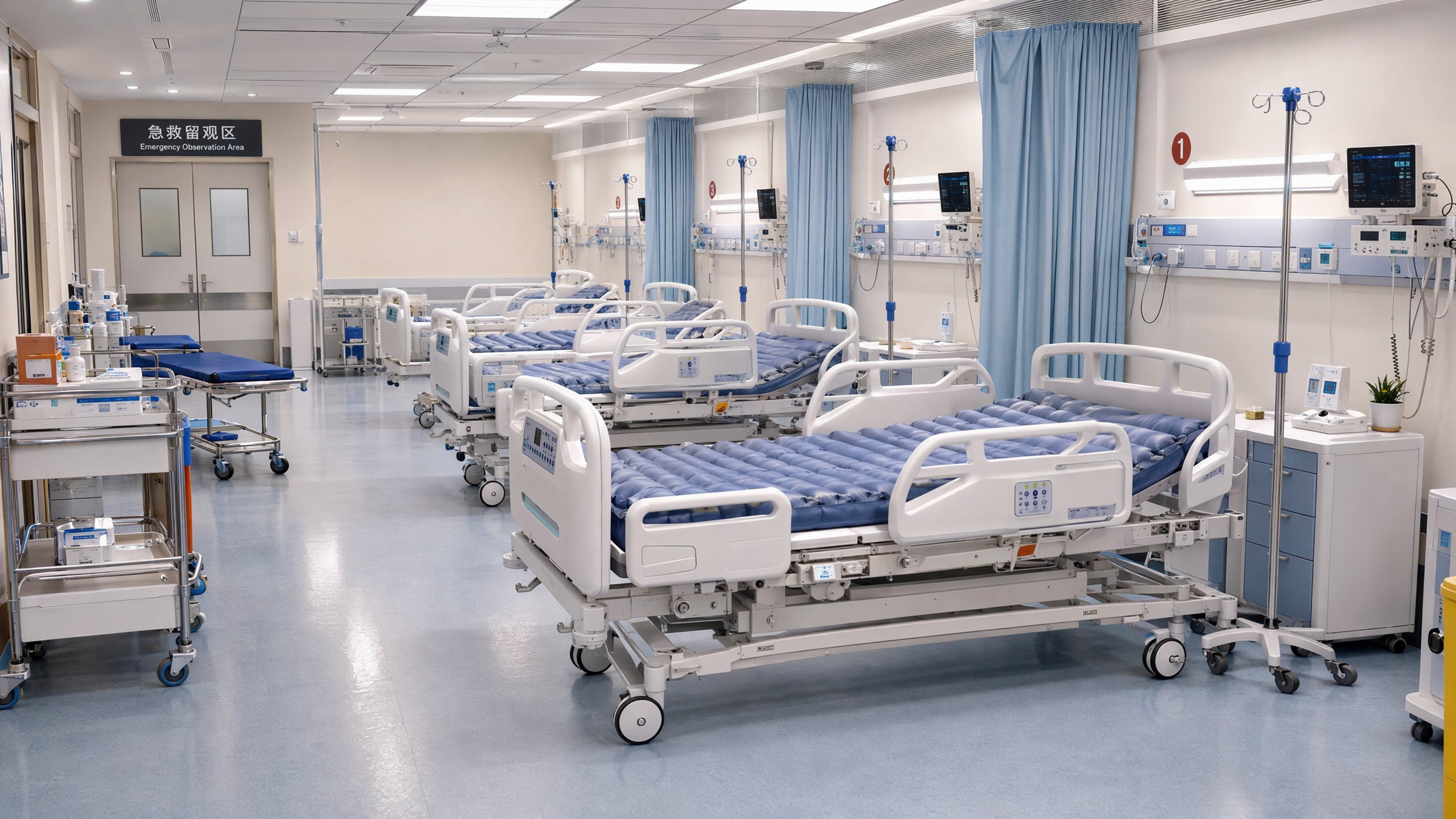 Illustrative hospital-care environment