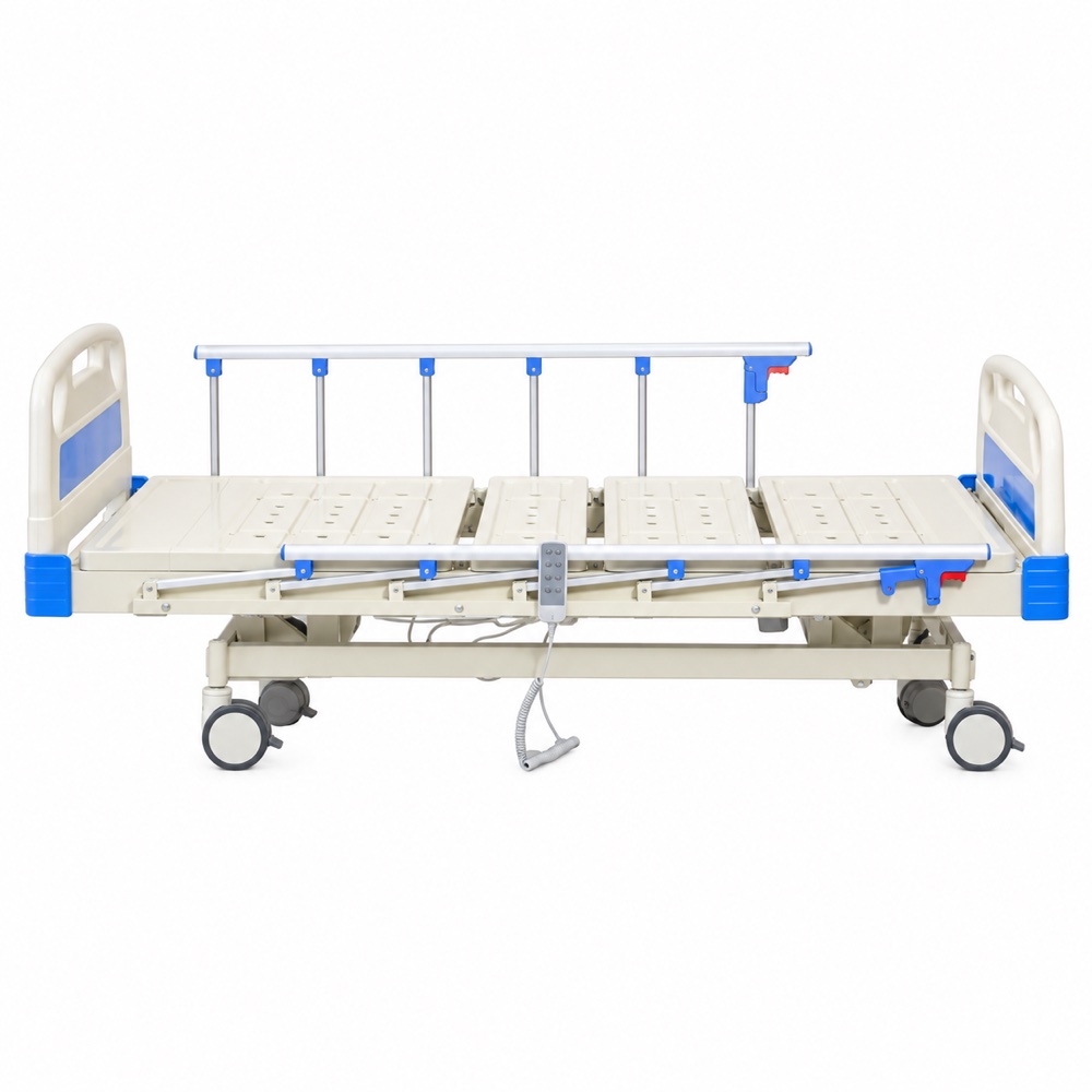 Three-function electric hospital bed, product view 1