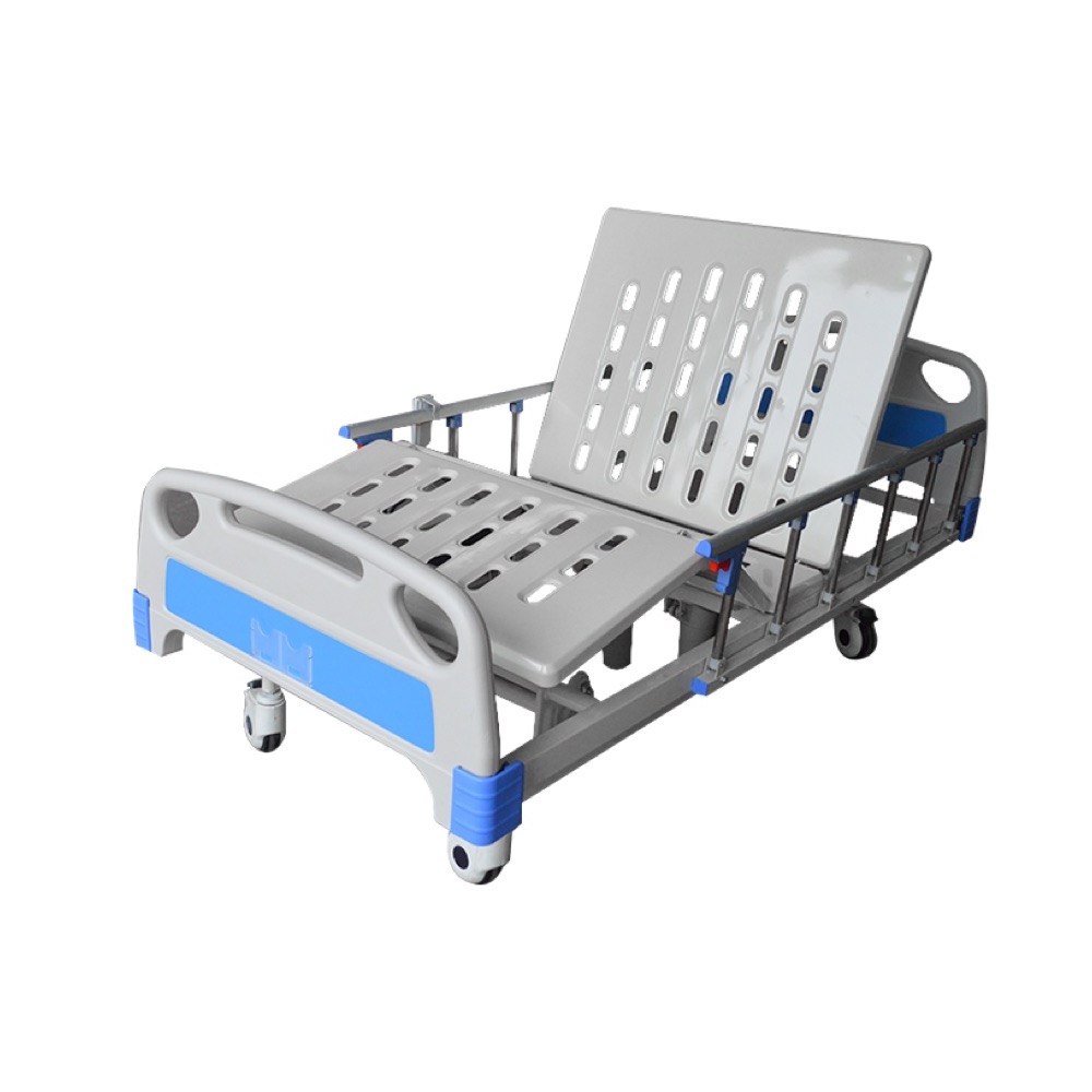 Three-function electric hospital bed, product view 1